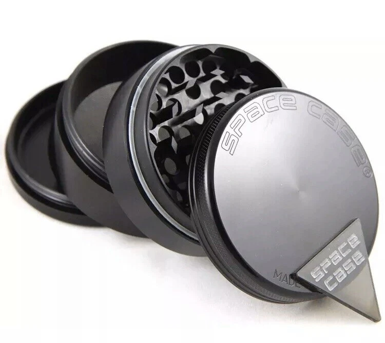 SPACE CASE Grinder Magnetic Herb - Medium 2.5 inch (BLACK) 4 Pcs - US SELLER - Image 2 of 4