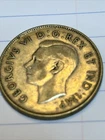 1945 Canada 50 Cents 80% Silver Canadian Half Dollar $0.50 George VI - WWII 1V