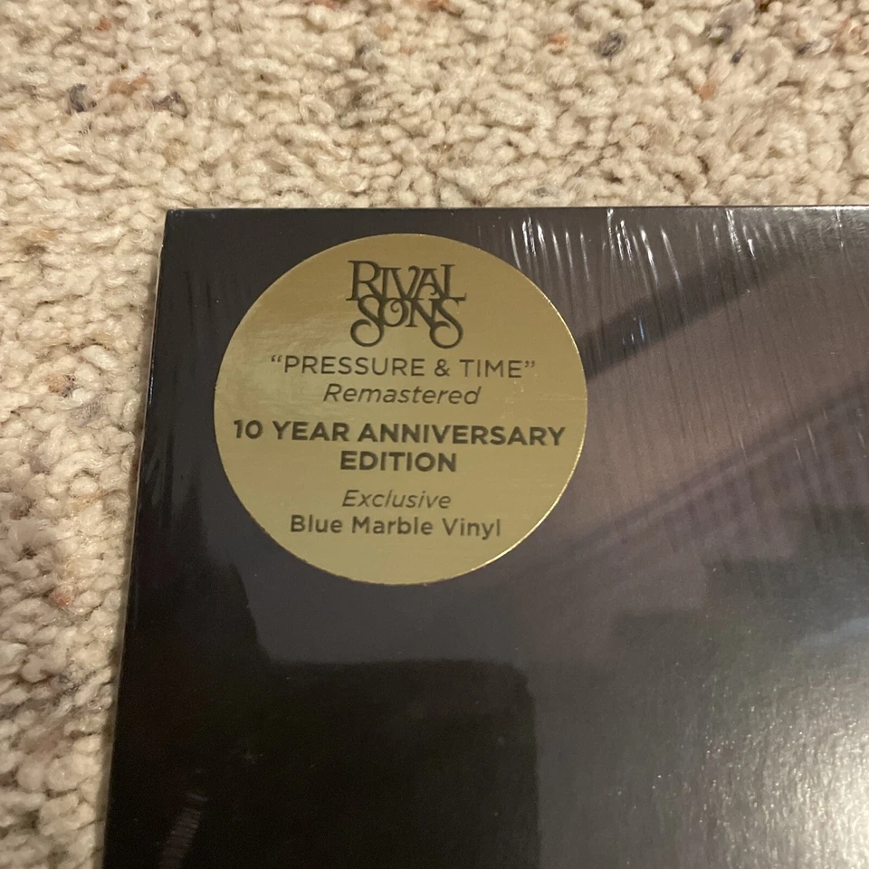 Rival Sons Pressure & Time Blue Marble Vinyl LP Limited /1000 Sold Out Foto 2 de 3