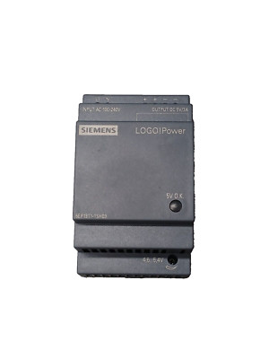 Siemens LOGO! Power 6EP1311-1SH03 Power Supply 5V 3A 100-240V AC DIN Rail