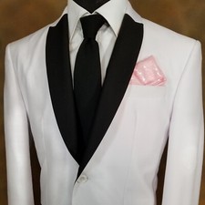 NEW - Men's Sequin Pre-Folded Pocket Square Insert - Light Pink