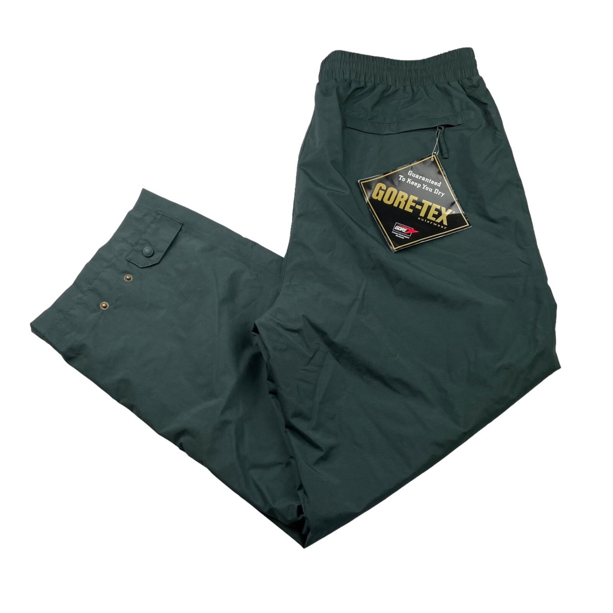 NEW Cabela's Men's 100% Nylon Gore-Tex Stretch Waist Rain Pants