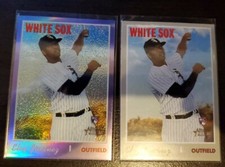 2019 Topps Heritage High Number Eloy Jimenez RC Rookie Purple Refractor W Base