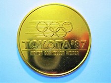Medaille  Toyota '87  "Willkommen in Seoul"  Durchmesser: 50 mm