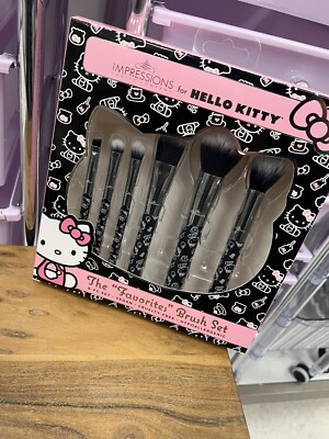 Hello kitty Impressions makeup brushes 6 Piece Set