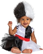 Cruella de Vil Toddler 101 Dalmatians Disney Baby Cute Halloween Child Costume