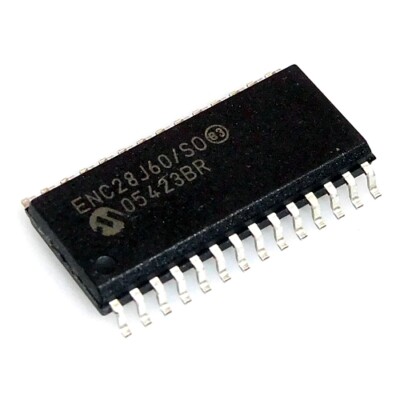 [2pcs] ENC28J60T-SO Ethernet Controller with SPI SO28L