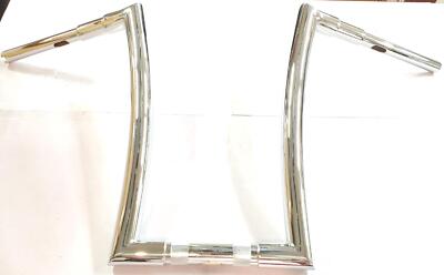 Chrom Harley FXD FLS Softail Dyna Chopper 18'' Ape Hanger 1.5'' Handlebars Knurled