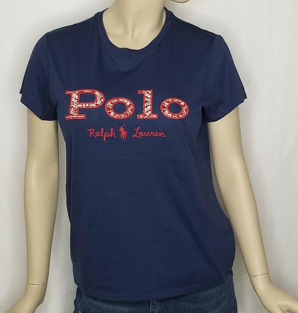 Polo Ralph Lauren Womens Navy Cotton 