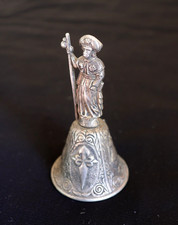 Antique Saint James The Greater Altar Bell in Bishop's Clothes, Religious Bell
