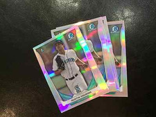 2014 Bowman Draft CDP82 Austin Cousino 6 count all chrome Refractor lot Seattle