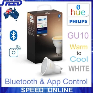 Philips Hue White Ambiance GU10 Smart LED 5W Downlight - Bluetooth/Wi-Fi Control