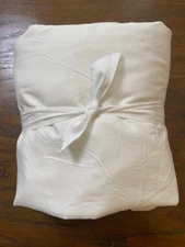 Pottery Barn King Belgian Flax Linen Box Spring Cover