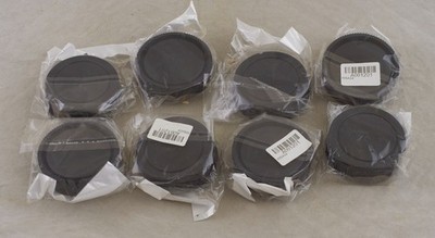 8pc Sony E-Mount Body Cap + Rear Lens Cap for Alpha NEX Mirrorless Cameras Lot