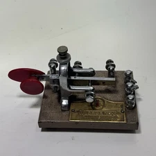 Vibroplex Vibro Keyer Standard, semi-automatic bug telegraph key Untested