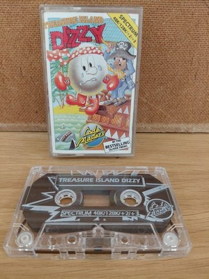 Sinclair ZX Spectrum 48k 128k - Treasure Island Dizzy - getestet und funktionsfähig