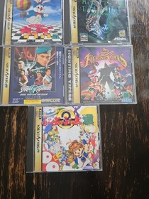 Japanese Sega Saturn Game Bundle - Retro Gaming for Collectors SS Lot Japan #7