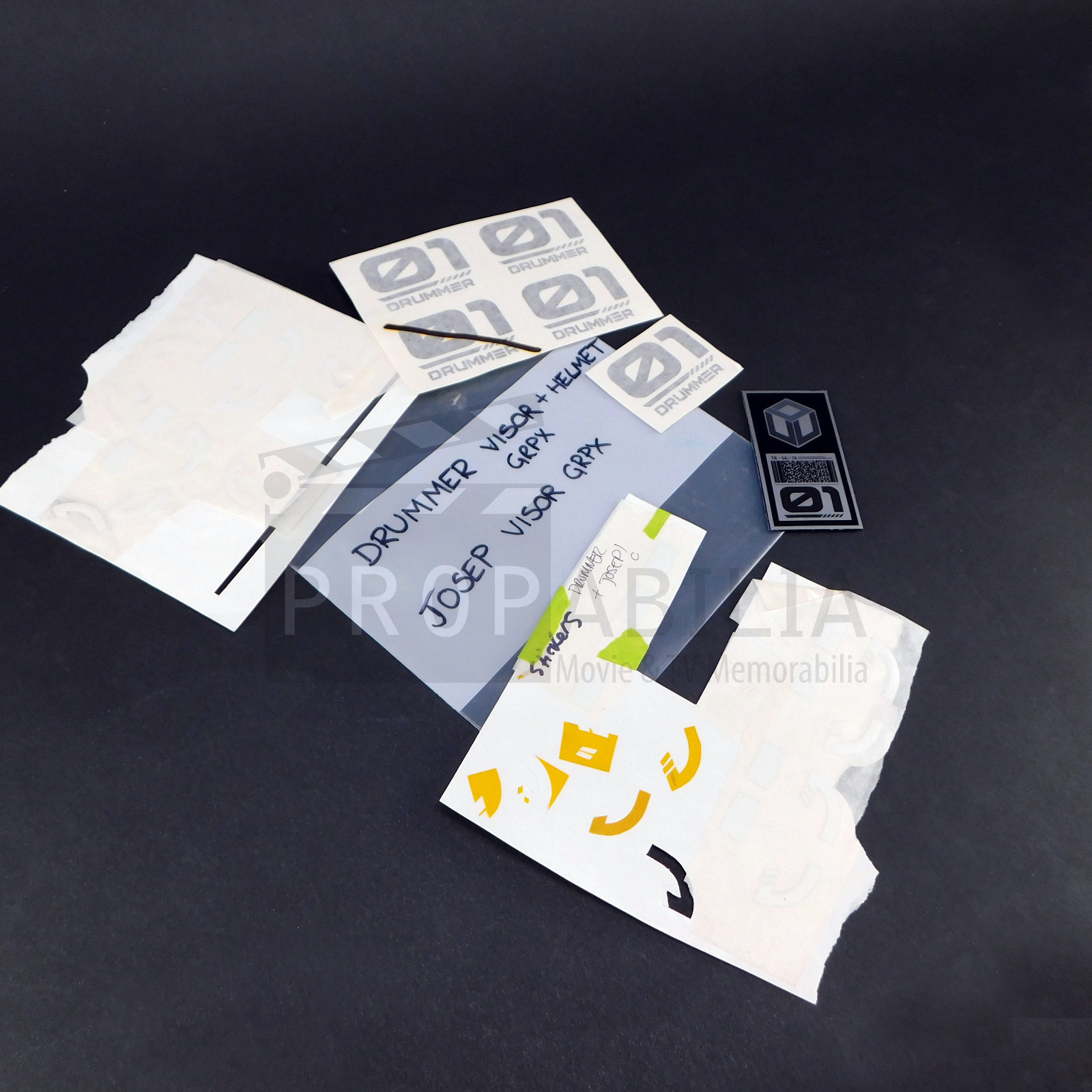 Gráficos de batería THE EXPANSE utilería original (7527-8059)