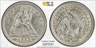 1853 P Seated Liberty Quarter PCGS Genuine - AU Details (92 - Cleaned) Arrows an