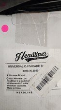 Headliner Universal DJ Facade Scrim Black Open box