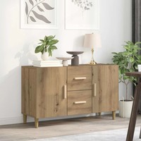 Sideboard Artisan Eiche 100X36X60 Cm Holzwerkstoff Landhausstil