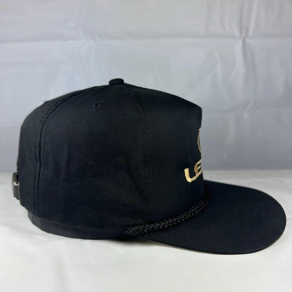 Sombrero Lexus vintage con cuerda letras doradas años 80 vehículo de lujo tapa con correa Yupoong Foto 4 de 4