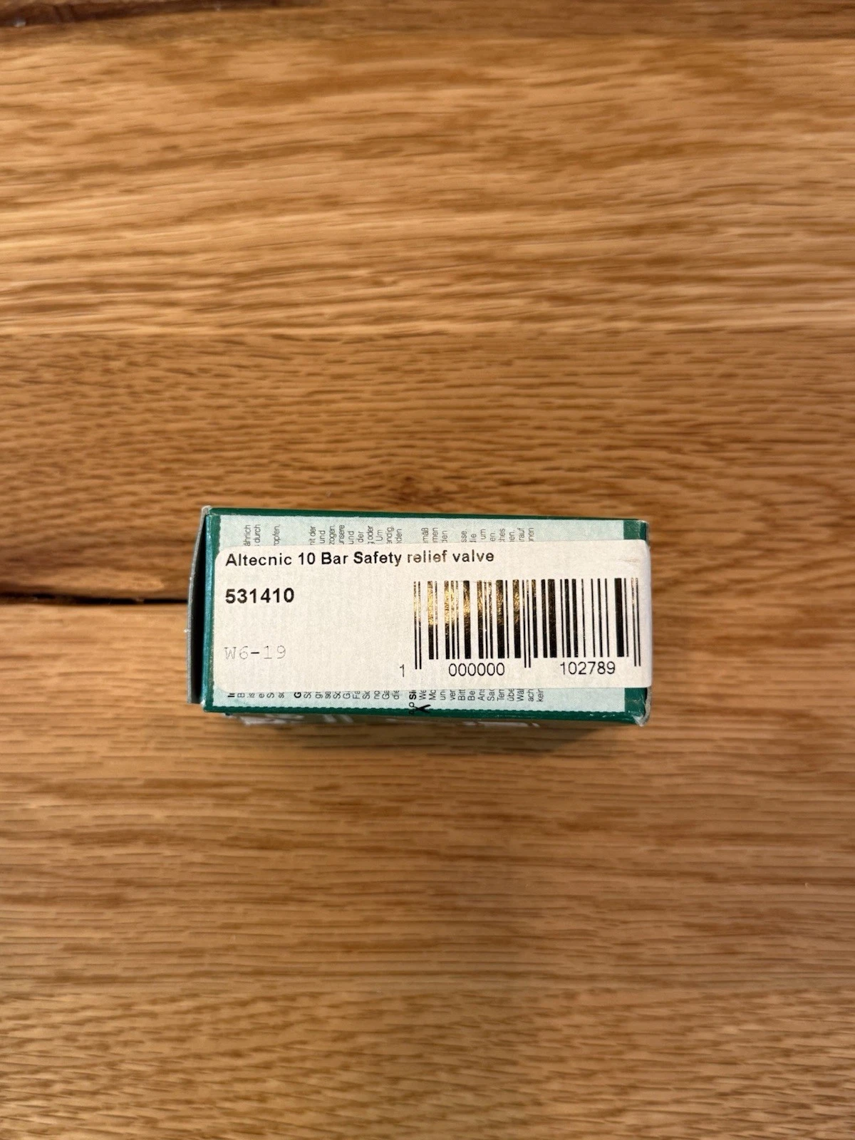 Altecnic Caleffi 531410 Safety Relief Valve 1/2" x 3/4" 10 Bar - Brand New 3