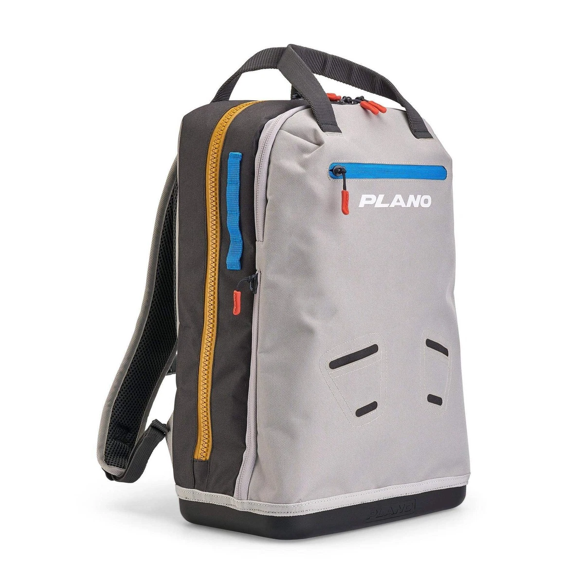 backpack tackle box ebay Baitium Fishing Backpack, Bag With Rod Holders, 40L Capacity With Cooler, Rain Cover, Insulated Pocket, 4 Tackle Trays Included (Jet Black) its thoughtfully designed insulated top pocket preserves bait freshness Tackle Backpack with Boxes |