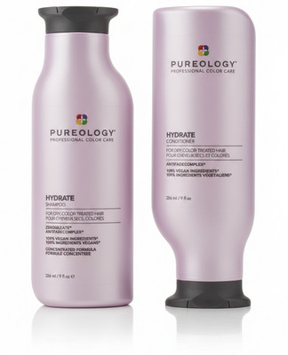 Pureology Hydrate Shampoo & Conditioner SET - Deep Moisture for Dry Hair 9oz