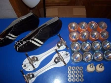 NOS Riedell 265 STITCH LESS BLACK BOOTS Size 12.5 Mens / Ladies 13.5 mediums