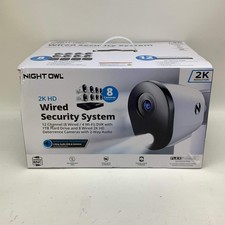 New Night Owl 2K HD Wired Security System 8 Cameras 12CH DVR 1TB 2-Way Audio