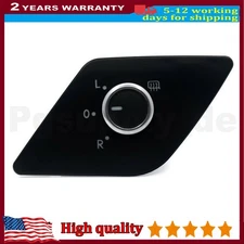 Chrome Side Mirror Switch Knob W/Heat 16D959565 For VW Jetta MK6 5C7959565J 10P