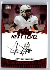2020 SAGE HIT #NL-JM2 Jaylon Moore Next Level Signatures Red