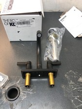 Kohler K-28124-4-BL Venza 1.2 GPM Centerset Bathroom Faucet - Matte Black