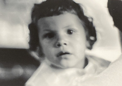 1972 Close Up Cute Adorable Little Girl Being Held by Lady Original Photo P21j6