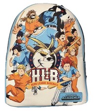 My Hero Academia Hero League Baseball Loungefly Mini Backpack New