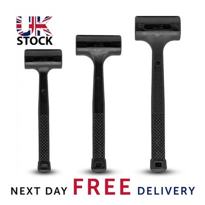 3 Stck. rückschlagfreier Hammer Set 1 Pfund 2 Pfund 3 Pfund nicht rückprallender Hammer Werkstatt Werkzeug NEU! UK