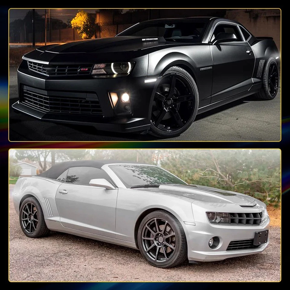 Front Rear LED Side Marker Lights For Chevy Camaro 2010-2013 2014 2015 1-10Set - Image 3 of 4