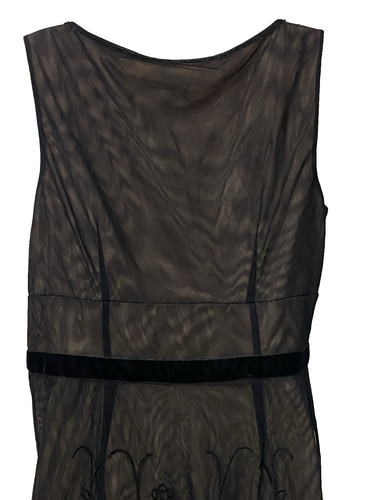 Ann Loft Damen 8 Spitzen Overlay bestickt Cocktailkleid neu mit Etikett - Bild 8 von 10
