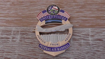 FAMS FAM Federal Air Marshal Justice From Above Challenge Coin #45