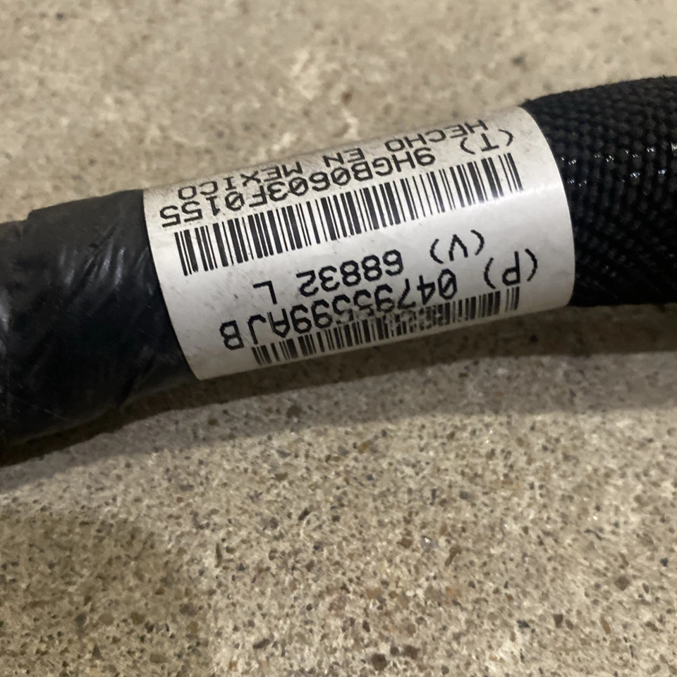 11-14 Chrysler 200 Dodge Avenger OEM Pos / Neg Battery Cable Harness 04795599AJB - Image 4 of 4