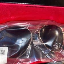 Oscar de la Renta Gold Sunglasses New 58-14-150 Model 700