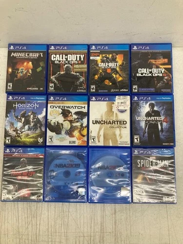 Lot Of 12 PS4  Games FT. Minecraft & Horizon Zero Dawn