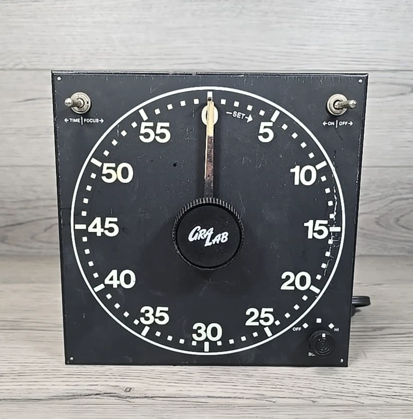 GRALAB 300 : Darkroom 60min Timer / Minuterie de chambre