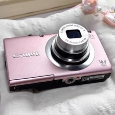 Canon PowerShot A2400 IS Digital Camera, 16 Megapixels, 4x Optical Zoom, pink