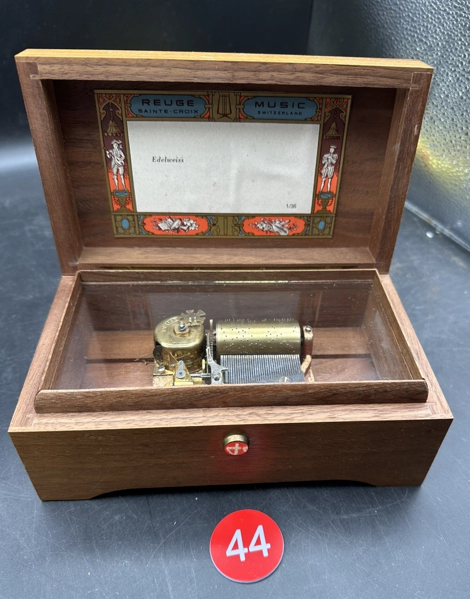 Reuge Sainte Croix In Collectible Music Boxes (1940-1970) for sale