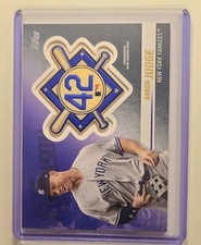 Topps 2018 Update Series Aaron Judge Yankees Jackie Robinson Day Patch Insert