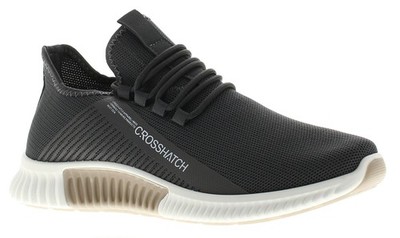 Crosshatch Herren Laufschuhe Nimbus Grau/Weiß UK 7-12