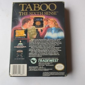 Tradewest Taboo: The Sixth Sense Manual Included Simulation NES NTSC-U/C