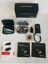Resound Hearing Aid Left-Right 202-LSC042 w/ Wireless Remote Control 2 Micro Mic